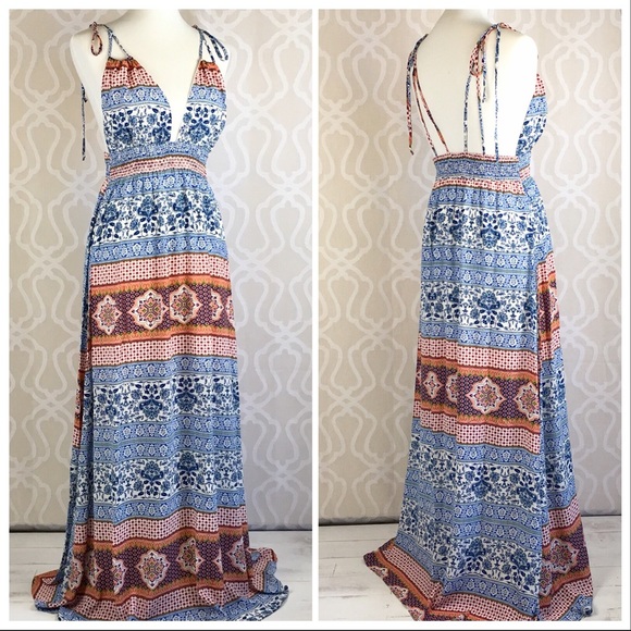 Resort Style Strappy Maxi Dress - Picture 7 of 8